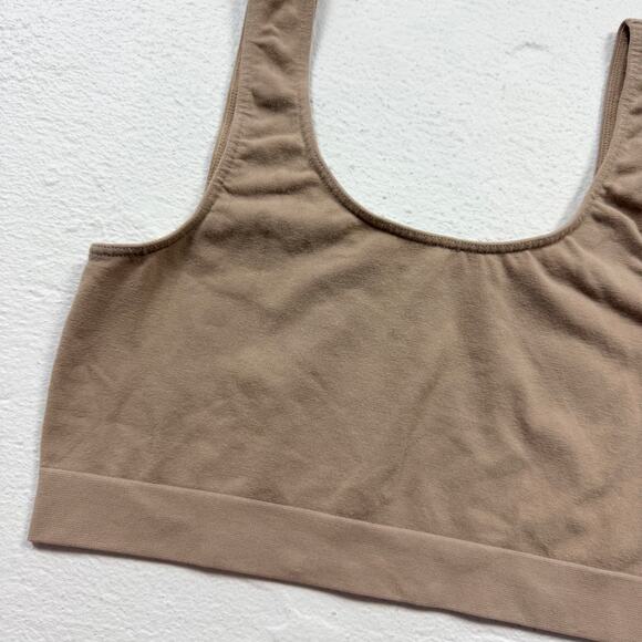 Cosabella Tan Bamboo Viscose Stretch Bralette, Size Medium - Picture 2 of 5